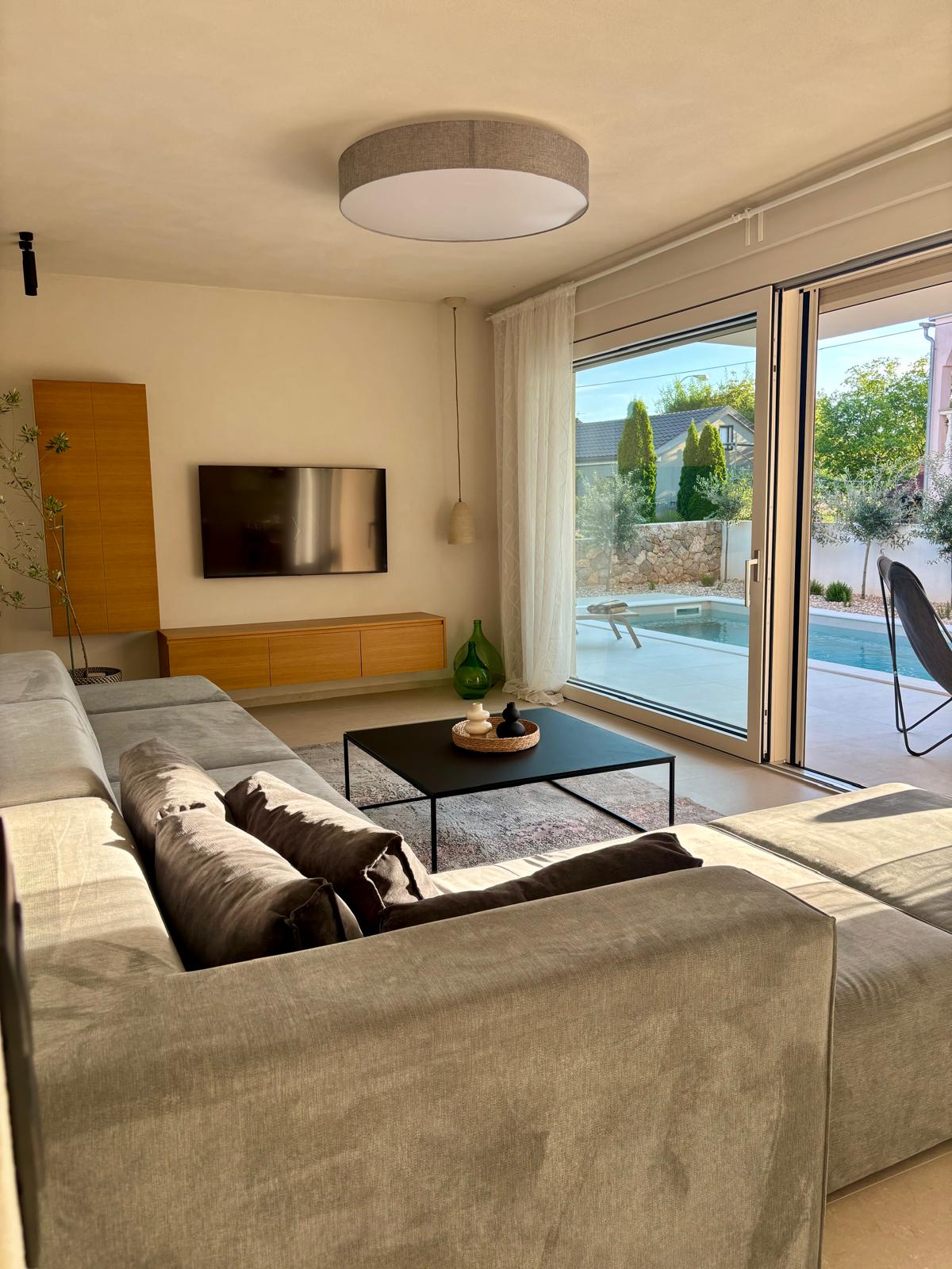 Olea Mare - Dnevni boravak s pogledom na bazen